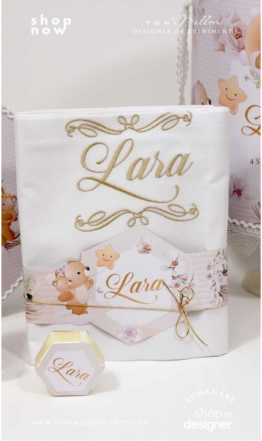 Trusou botez cu iarba pampass ursuleti si stele Pampas Bear 1